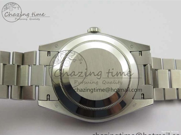 0501 WaterResistant Day Date 40 SS Bp Maker 1:1 Best Edition Tiffany Blue Roman Dial on SS Bracelet A 2549
